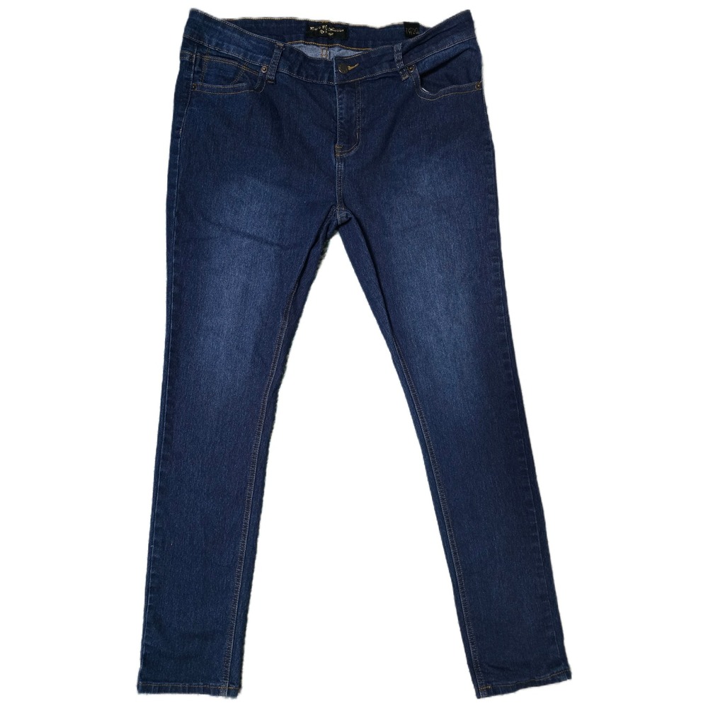Kiss & Fly Collection Rosee Dark Wash Denim Skinny Jeans Women's Size 19/20 (K)‎